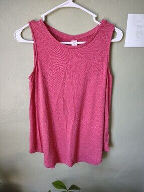 ☀️5/$25☀️ Old Navy Women's Small Reddish Pink Sweater-like Sleeveless Top